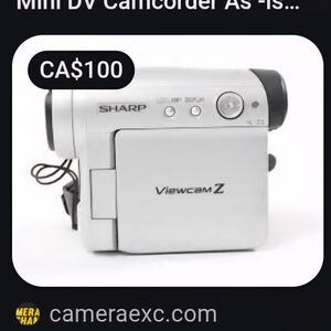 Viewcam Z Silver Camcorder With Carrying Case And All Accessories.